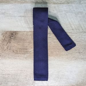 Saddlebred Purple Polyester Knit Tie